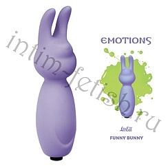 Компактная вибропуля в виде зайчика Lola Toys Emotions Funny Bunny 