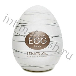 Tenga Egg Silky, одноразовый мастурбатор с рельефом