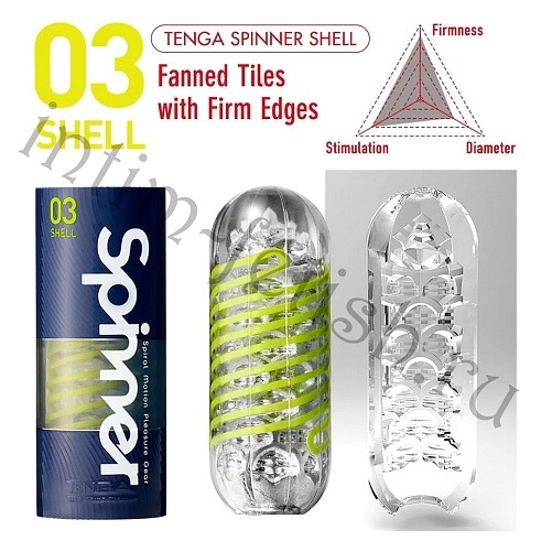 Мастурбатор Tenga Spinner 03 Shell