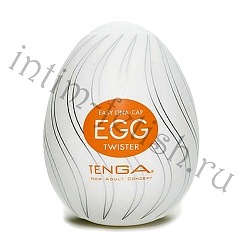 Tenga Egg Twister, одноразовый мастурбатор с рельефом