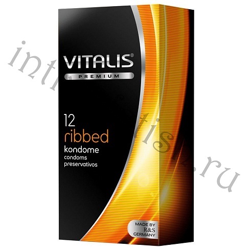  "VITALIS Premium Ribbed" ребристые 12шт.