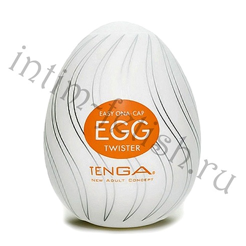 Tenga Egg Twister, одноразовый мастурбатор с рельефом