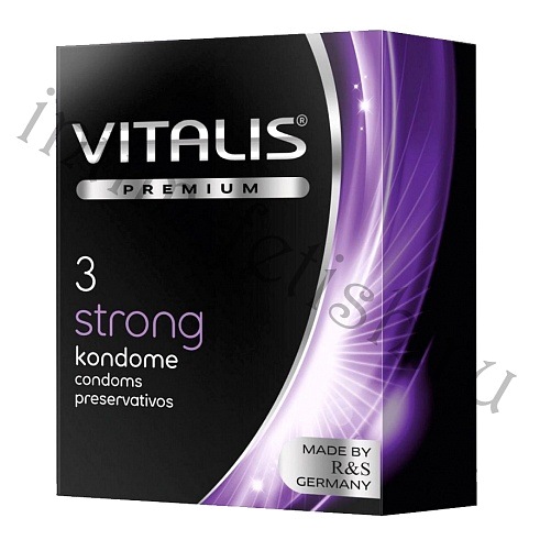 Особо прочные VITALIS Premium Strong, 3шт.