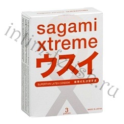 Sagami Xtreme 004мм. ультратонкие, 3шт.